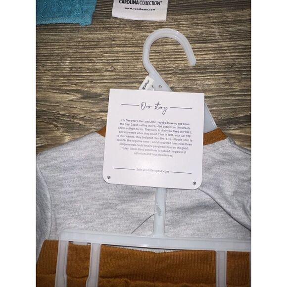 Life is Good “Smart Cookie” Baby Boy 3 Pc Outfit Bodysuit Set 3-6 Months. NWT. - Picture 5 of 6